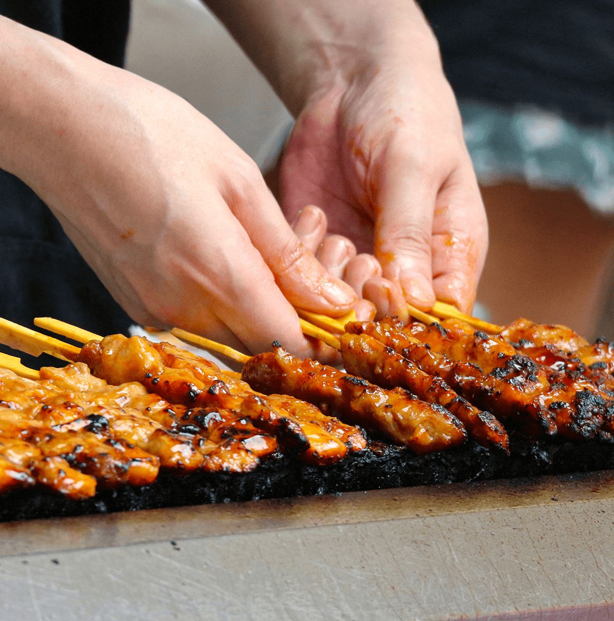 brochettes teriyaki